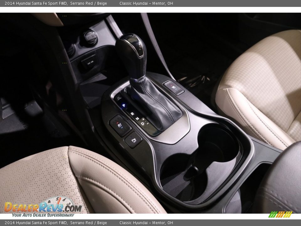 2014 Hyundai Santa Fe Sport FWD Serrano Red / Beige Photo #14