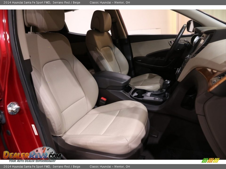 2014 Hyundai Santa Fe Sport FWD Serrano Red / Beige Photo #15