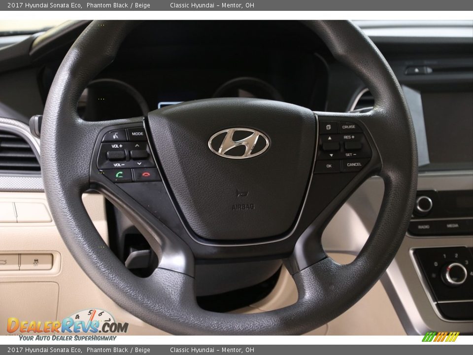 2017 Hyundai Sonata Eco Steering Wheel Photo #7