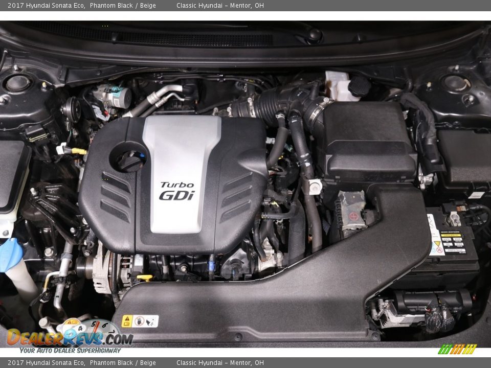 2017 Hyundai Sonata Eco 1.6 Liter Turbocharged DOHC 16-Valve D-CVVT 4 Cylinder Engine Photo #18