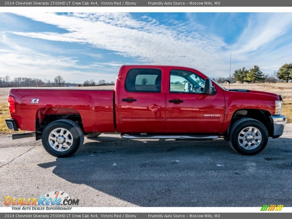 2014 Chevrolet Silverado 2500HD LT Crew Cab 4x4 Victory Red / Ebony Photo #3