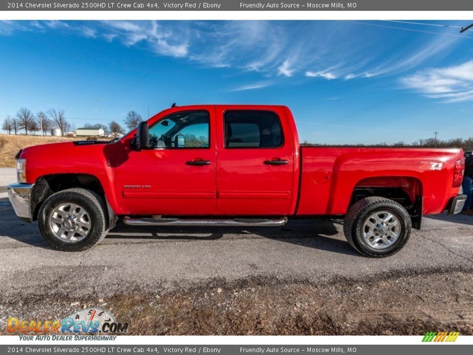 2014 Chevrolet Silverado 2500HD LT Crew Cab 4x4 Victory Red / Ebony Photo #7