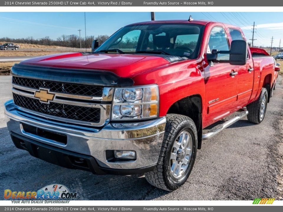 2014 Chevrolet Silverado 2500HD LT Crew Cab 4x4 Victory Red / Ebony Photo #8