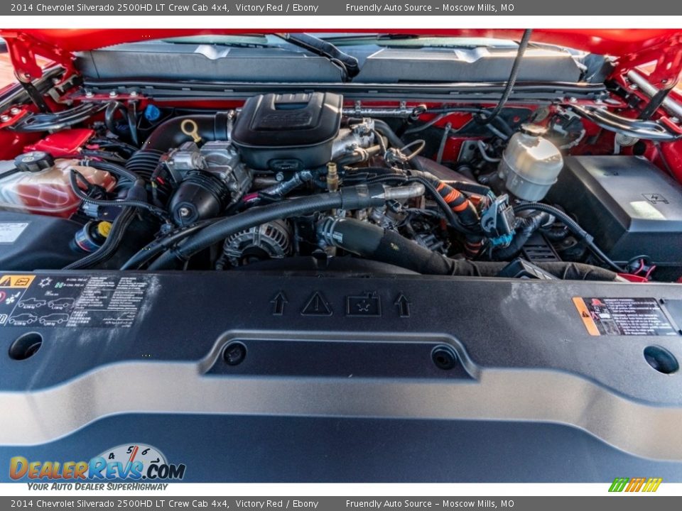 2014 Chevrolet Silverado 2500HD LT Crew Cab 4x4 Victory Red / Ebony Photo #17