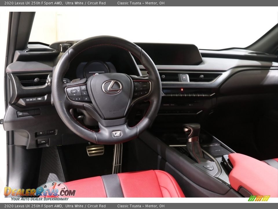 Dashboard of 2020 Lexus UX 250h F Sport AWD Photo #6