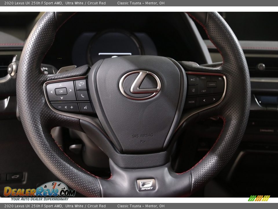 2020 Lexus UX 250h F Sport AWD Steering Wheel Photo #7