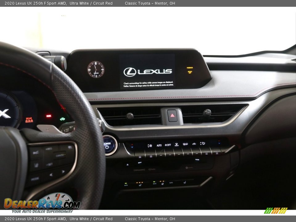 2020 Lexus UX 250h F Sport AWD Ultra White / Circuit Red Photo #9