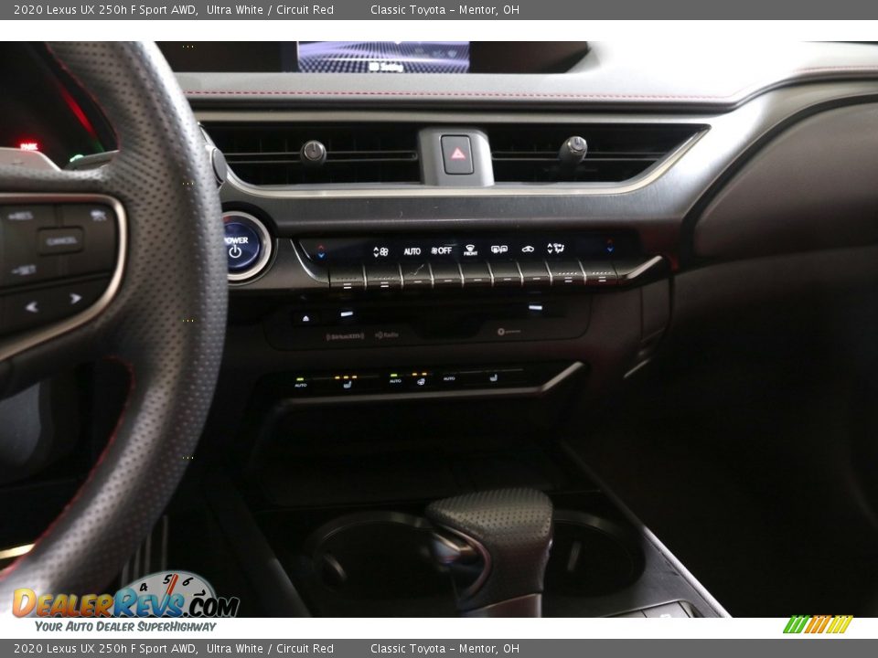 2020 Lexus UX 250h F Sport AWD Ultra White / Circuit Red Photo #14