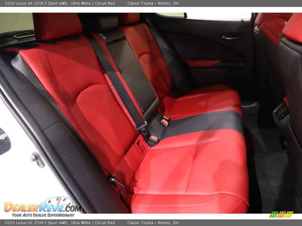 Rear Seat of 2020 Lexus UX 250h F Sport AWD Photo #18
