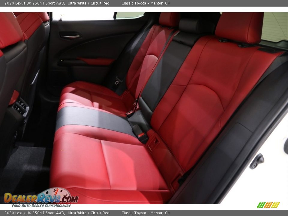 Rear Seat of 2020 Lexus UX 250h F Sport AWD Photo #19
