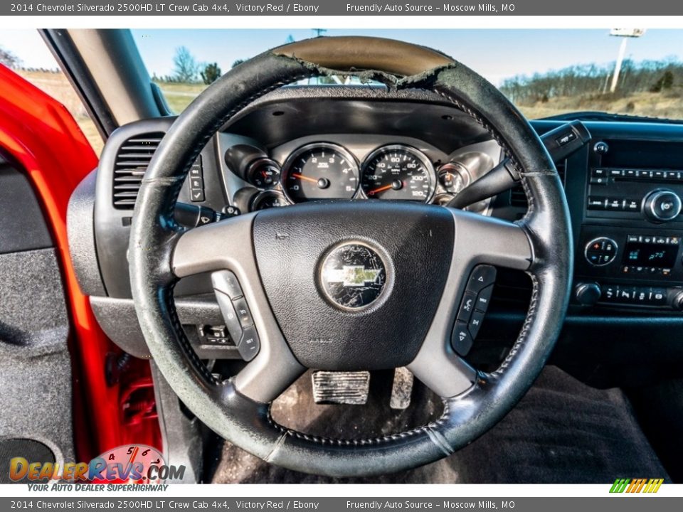 2014 Chevrolet Silverado 2500HD LT Crew Cab 4x4 Victory Red / Ebony Photo #33