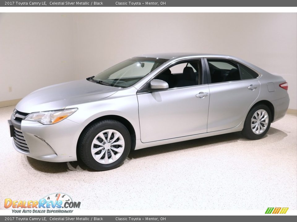 2017 Toyota Camry LE Celestial Silver Metallic / Black Photo #3