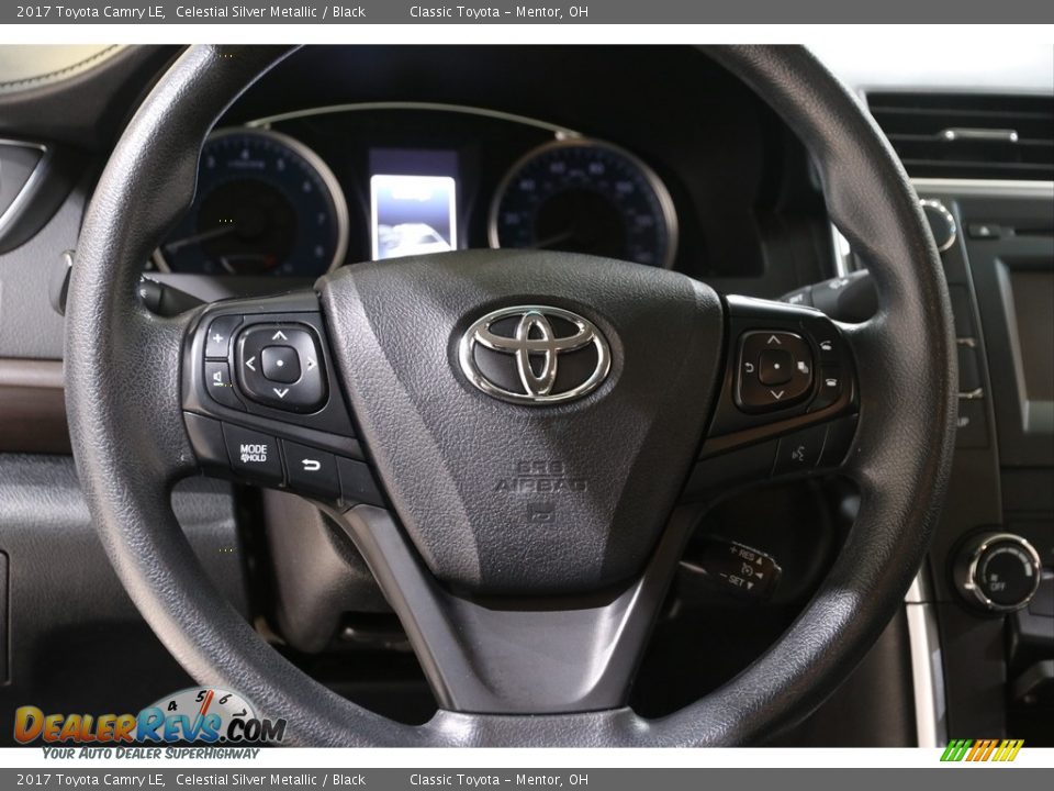 2017 Toyota Camry LE Celestial Silver Metallic / Black Photo #7