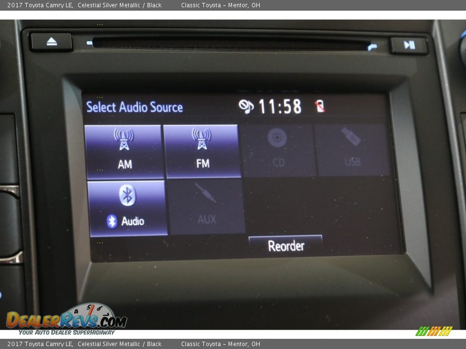 2017 Toyota Camry LE Celestial Silver Metallic / Black Photo #10