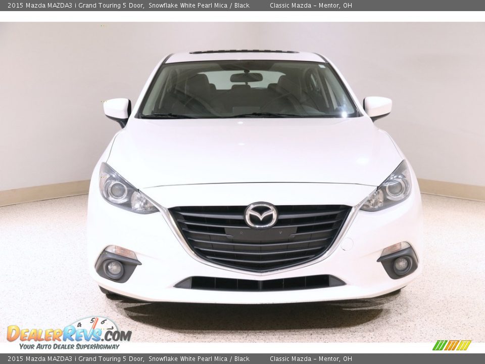 Snowflake White Pearl Mica 2015 Mazda MAZDA3 i Grand Touring 5 Door Photo #2