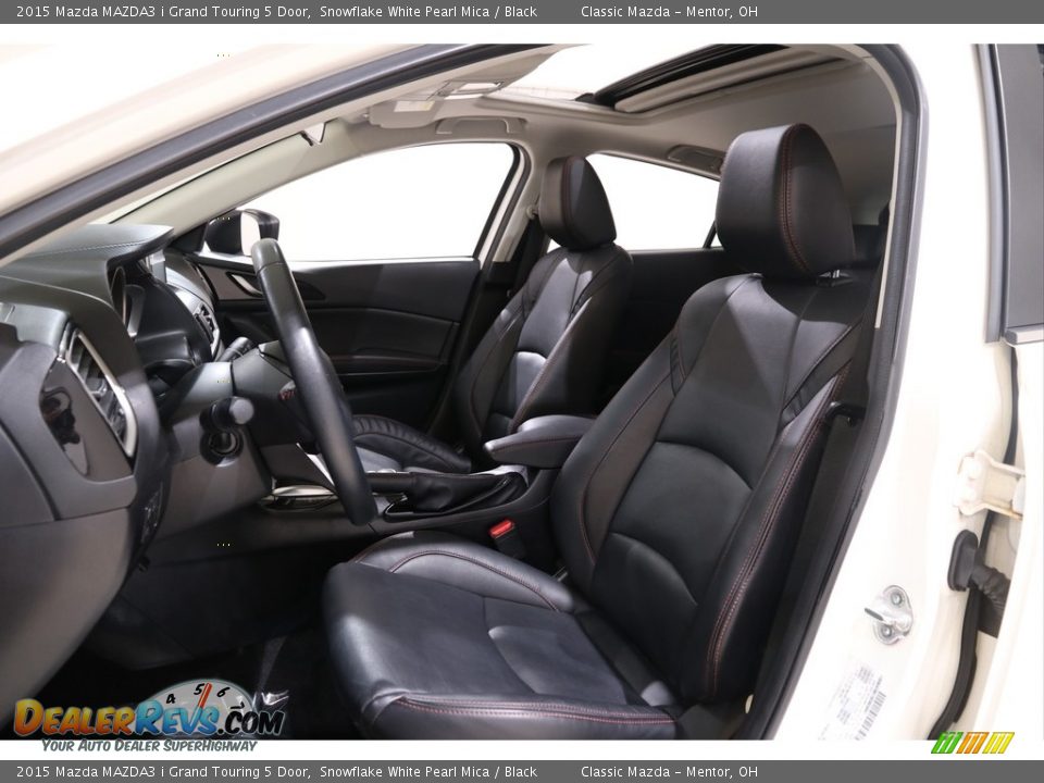 Black Interior - 2015 Mazda MAZDA3 i Grand Touring 5 Door Photo #5