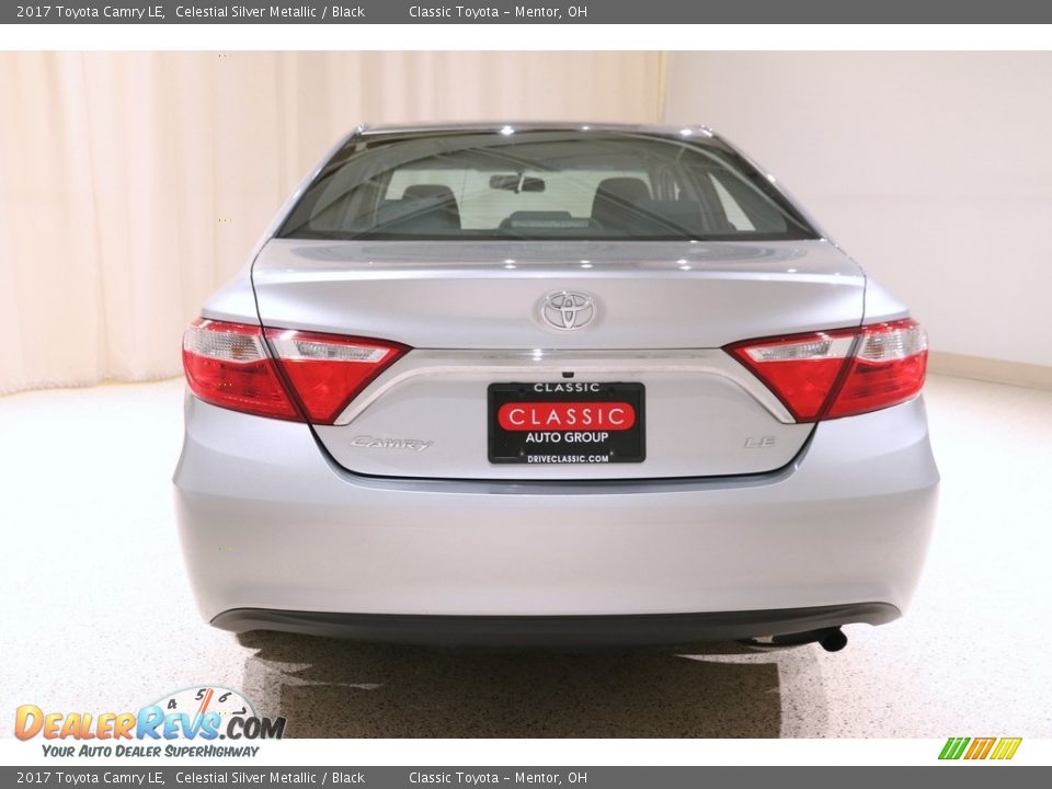2017 Toyota Camry LE Celestial Silver Metallic / Black Photo #17