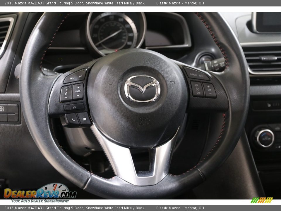2015 Mazda MAZDA3 i Grand Touring 5 Door Steering Wheel Photo #7