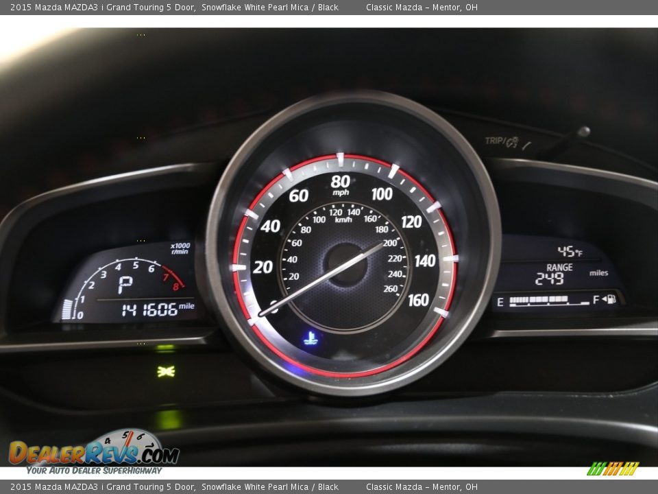 2015 Mazda MAZDA3 i Grand Touring 5 Door Gauges Photo #8