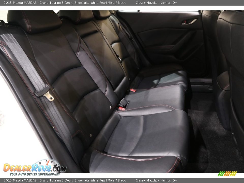Rear Seat of 2015 Mazda MAZDA3 i Grand Touring 5 Door Photo #13