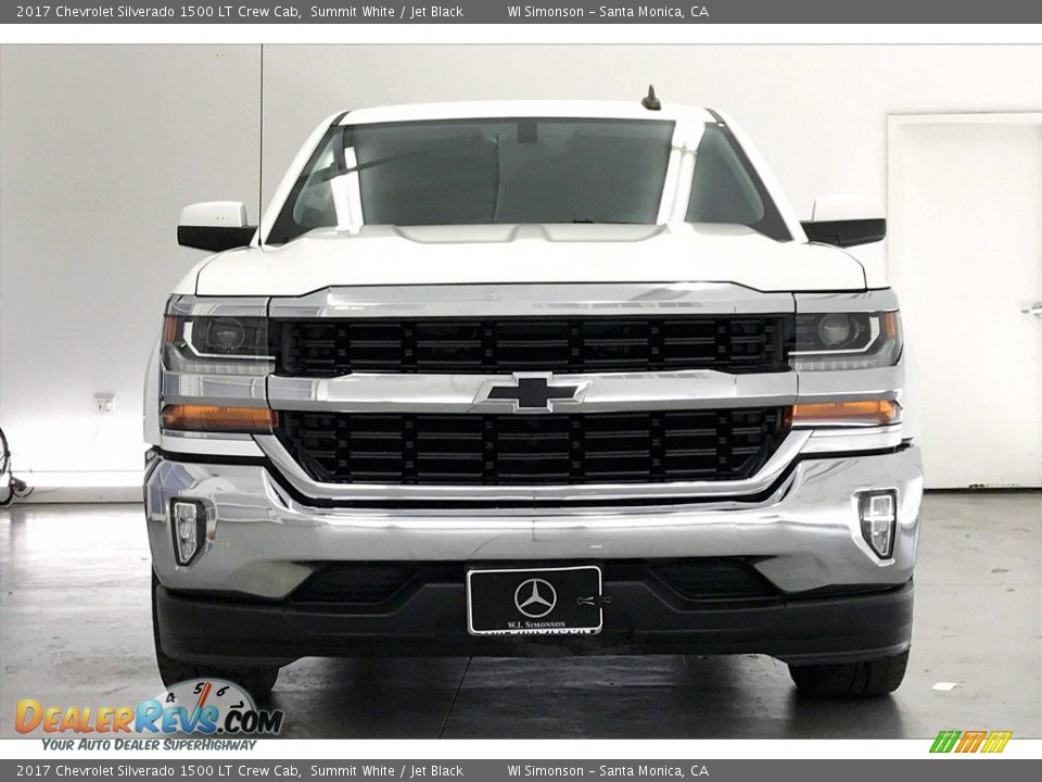 2017 Chevrolet Silverado 1500 LT Crew Cab Summit White / Jet Black Photo #2