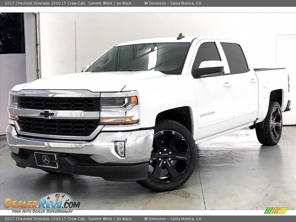 2017 Chevrolet Silverado 1500 LT Crew Cab Summit White / Jet Black Photo #12