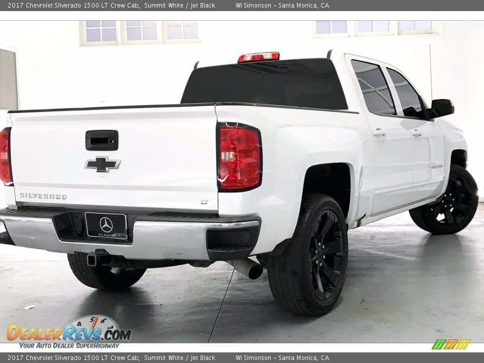 2017 Chevrolet Silverado 1500 LT Crew Cab Summit White / Jet Black Photo #13