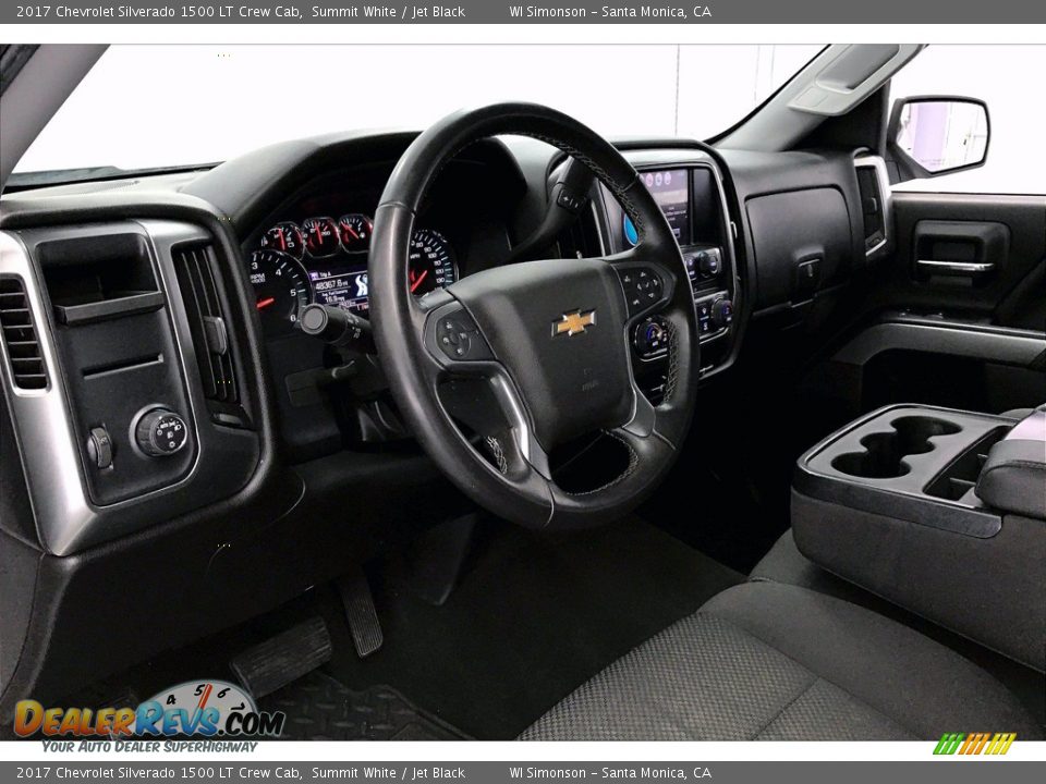 2017 Chevrolet Silverado 1500 LT Crew Cab Summit White / Jet Black Photo #14