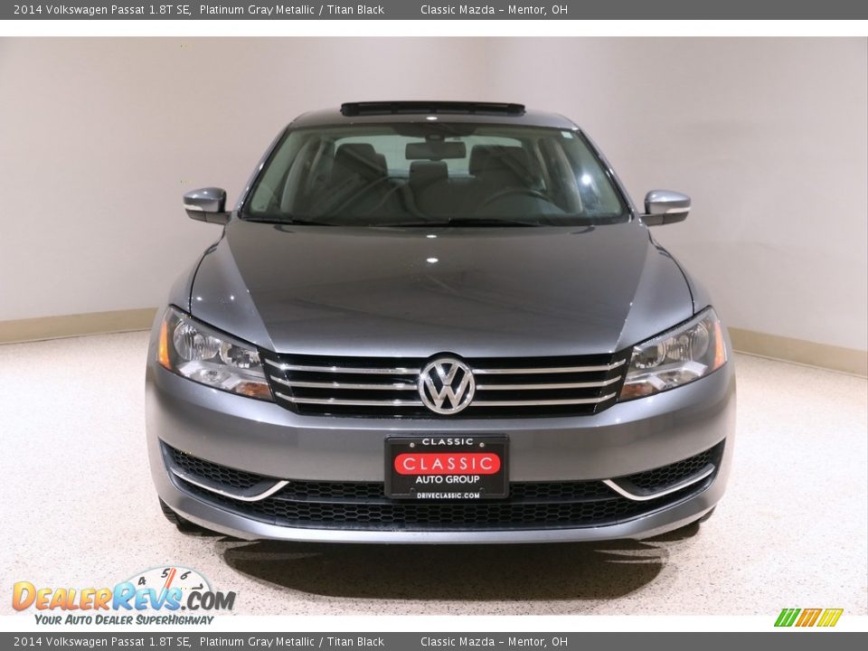 2014 Volkswagen Passat 1.8T SE Platinum Gray Metallic / Titan Black Photo #2