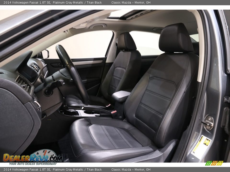 Front Seat of 2014 Volkswagen Passat 1.8T SE Photo #5