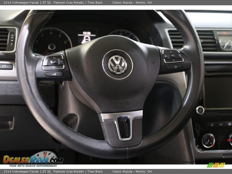 2014 Volkswagen Passat 1.8T SE Steering Wheel Photo #7