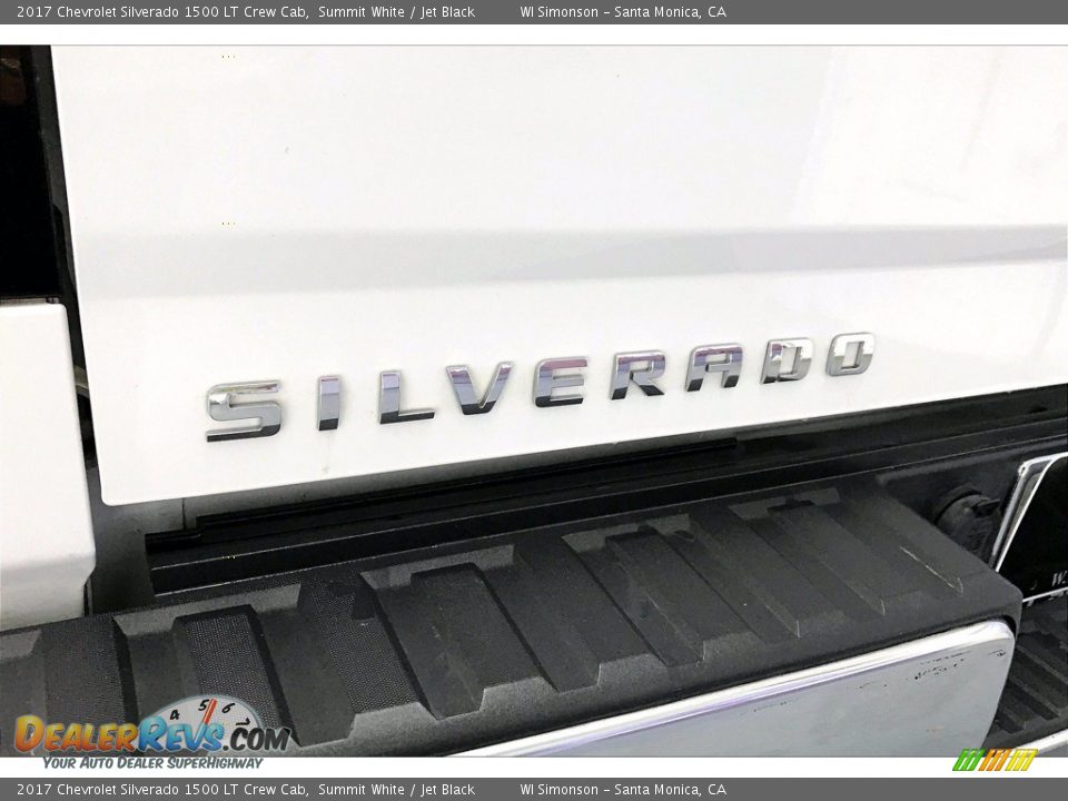 2017 Chevrolet Silverado 1500 LT Crew Cab Summit White / Jet Black Photo #30