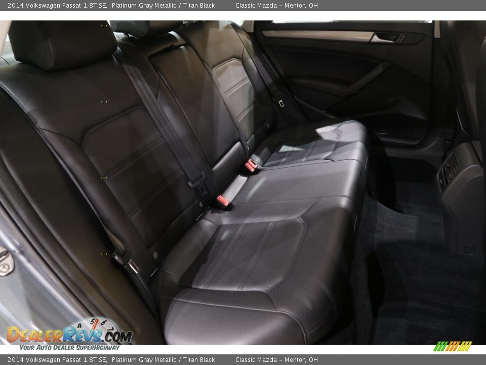 Rear Seat of 2014 Volkswagen Passat 1.8T SE Photo #14