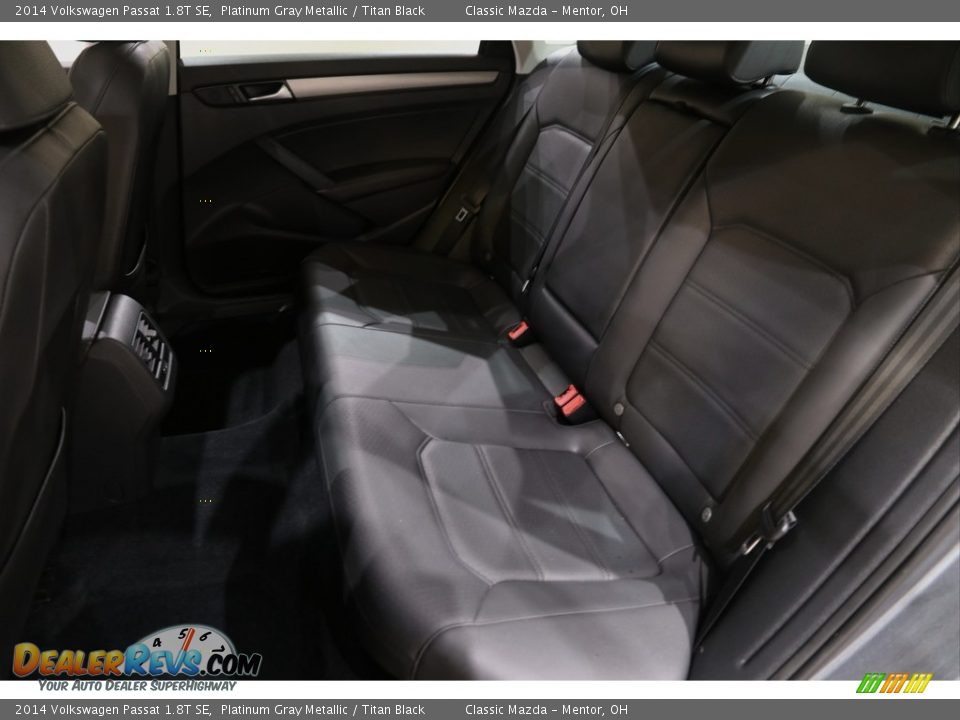 2014 Volkswagen Passat 1.8T SE Platinum Gray Metallic / Titan Black Photo #15