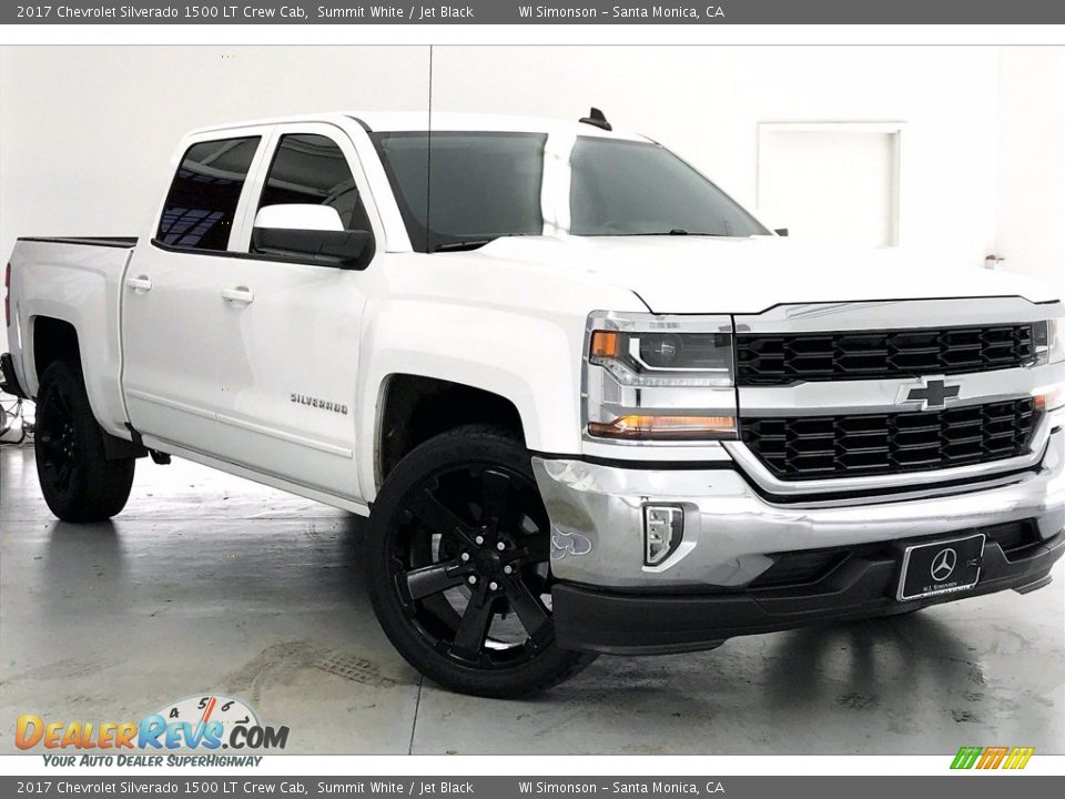 2017 Chevrolet Silverado 1500 LT Crew Cab Summit White / Jet Black Photo #33