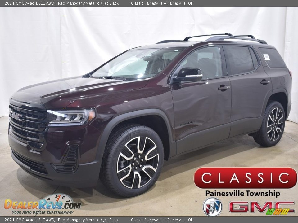 2021 GMC Acadia SLE AWD Red Mahogany Metallic / Jet Black Photo #1