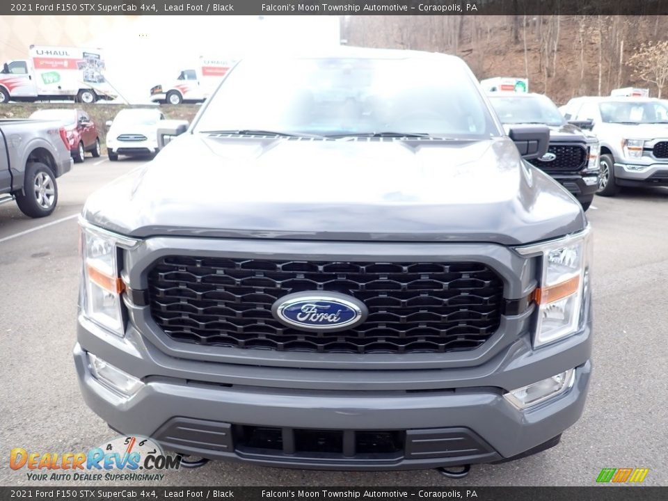 2021 Ford F150 STX SuperCab 4x4 Lead Foot / Black Photo #3