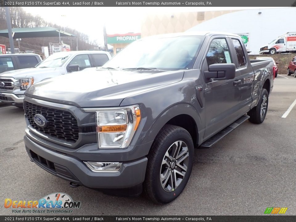 2021 Ford F150 STX SuperCab 4x4 Lead Foot / Black Photo #4