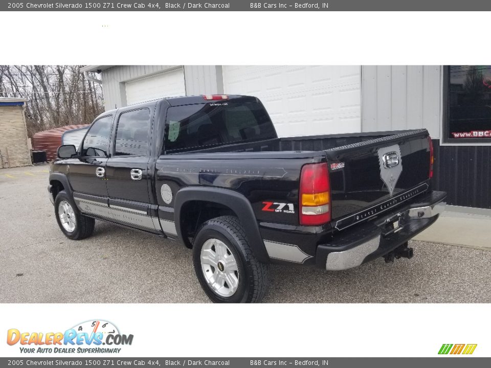 2005 Chevrolet Silverado 1500 Z71 Crew Cab 4x4 Black / Dark Charcoal Photo #6