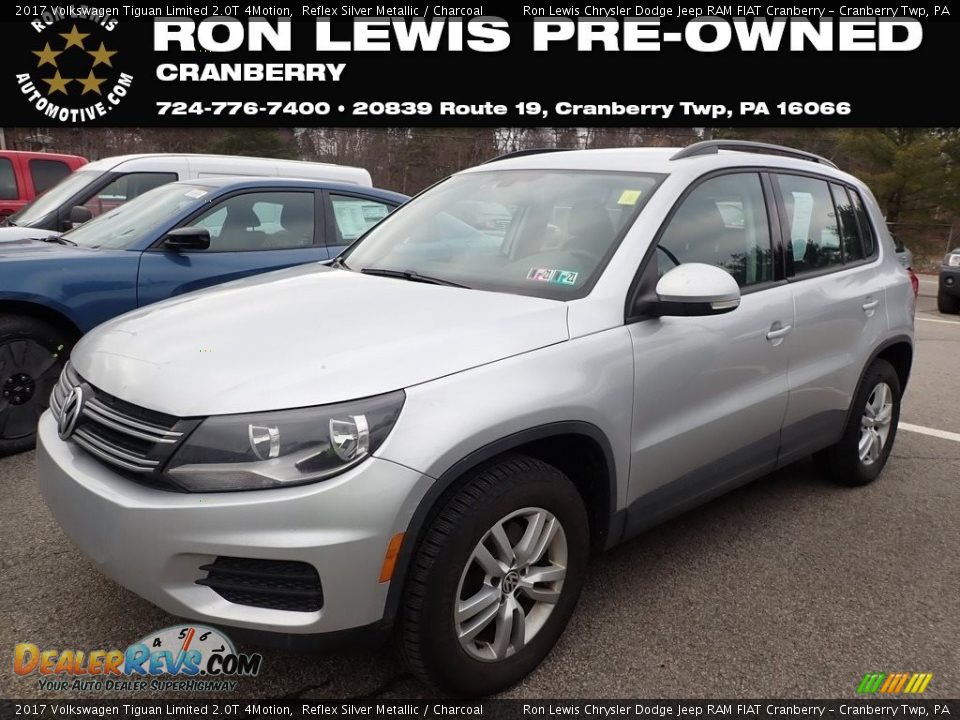 2017 Volkswagen Tiguan Limited 2.0T 4Motion Reflex Silver Metallic / Charcoal Photo #1