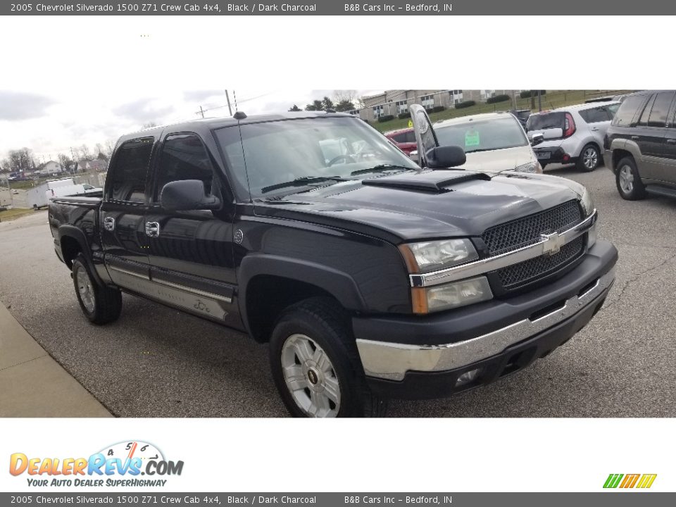 2005 Chevrolet Silverado 1500 Z71 Crew Cab 4x4 Black / Dark Charcoal Photo #21