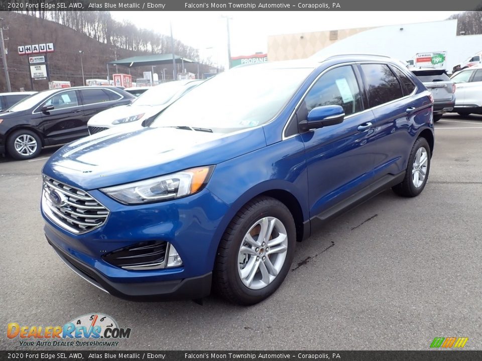 2020 Ford Edge SEL AWD Atlas Blue Metallic / Ebony Photo #5