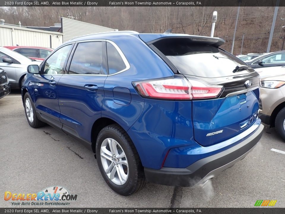 2020 Ford Edge SEL AWD Atlas Blue Metallic / Ebony Photo #6