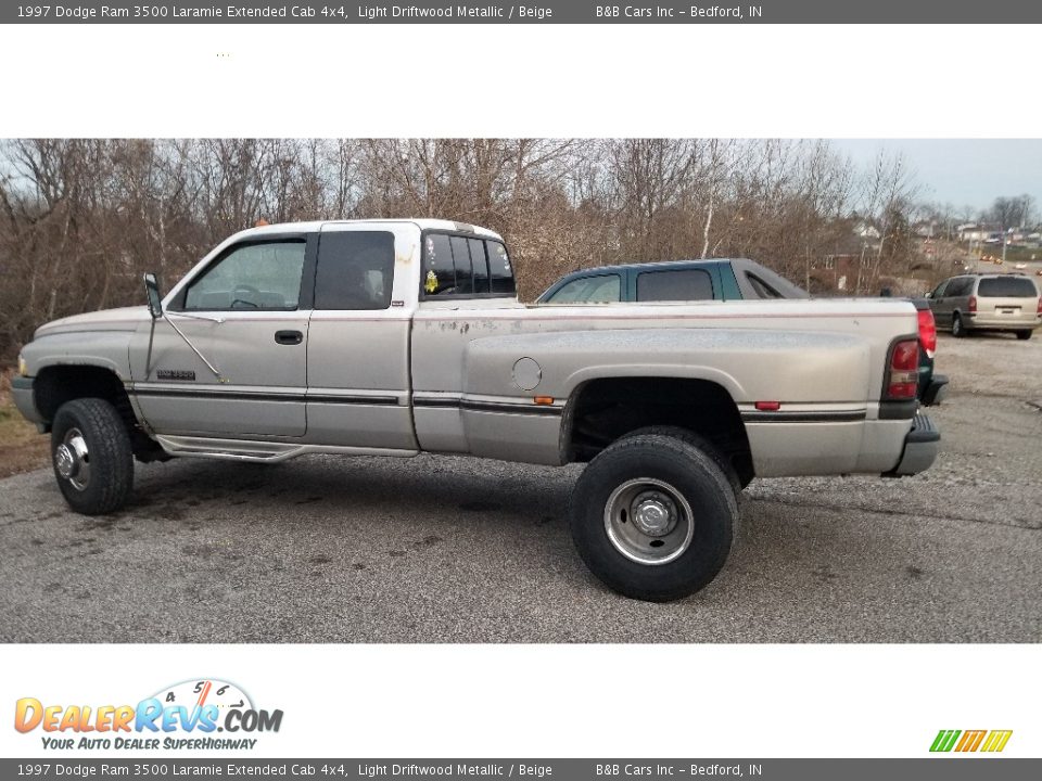 1997 Dodge Ram 3500 Laramie Extended Cab 4x4 Light Driftwood Metallic / Beige Photo #1