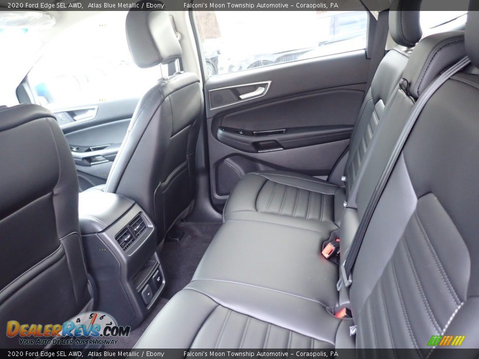 2020 Ford Edge SEL AWD Atlas Blue Metallic / Ebony Photo #8