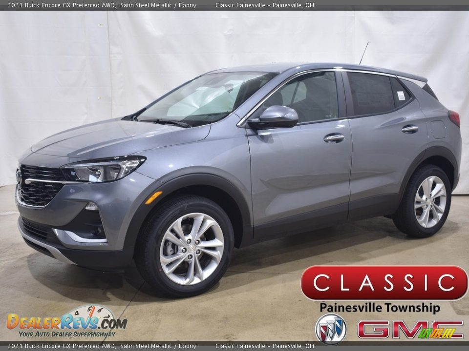 2021 Buick Encore GX Preferred AWD Satin Steel Metallic / Ebony Photo #1