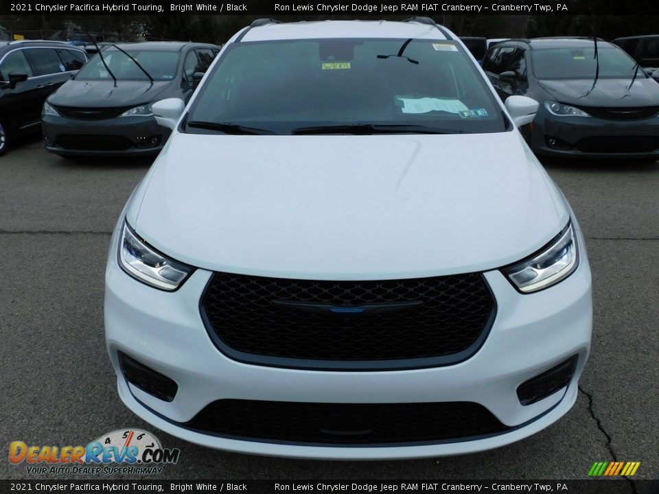 2021 Chrysler Pacifica Hybrid Touring Bright White / Black Photo #2