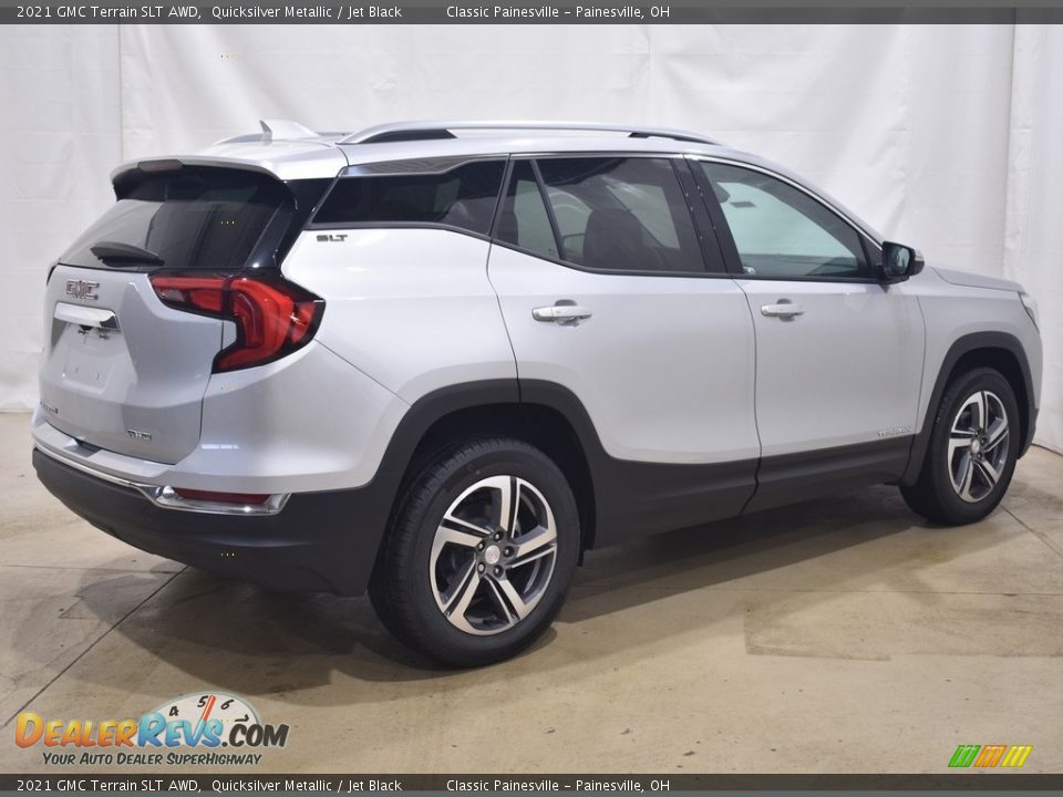 2021 GMC Terrain SLT AWD Quicksilver Metallic / Jet Black Photo #2