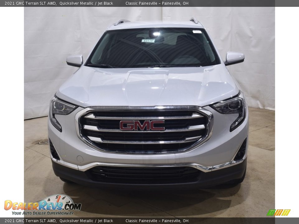 2021 GMC Terrain SLT AWD Quicksilver Metallic / Jet Black Photo #4