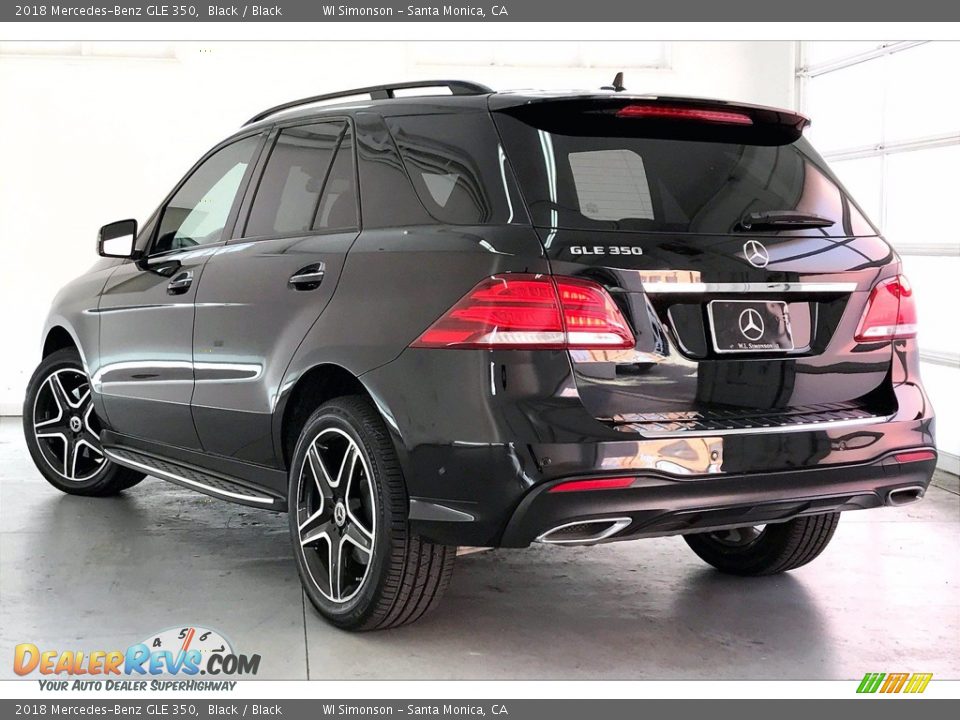 2018 Mercedes-Benz GLE 350 Black / Black Photo #10